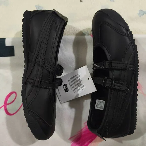 Onitsuka Tiger Black Retro Mary Jane Casual Shoes - Picture 4 of 8